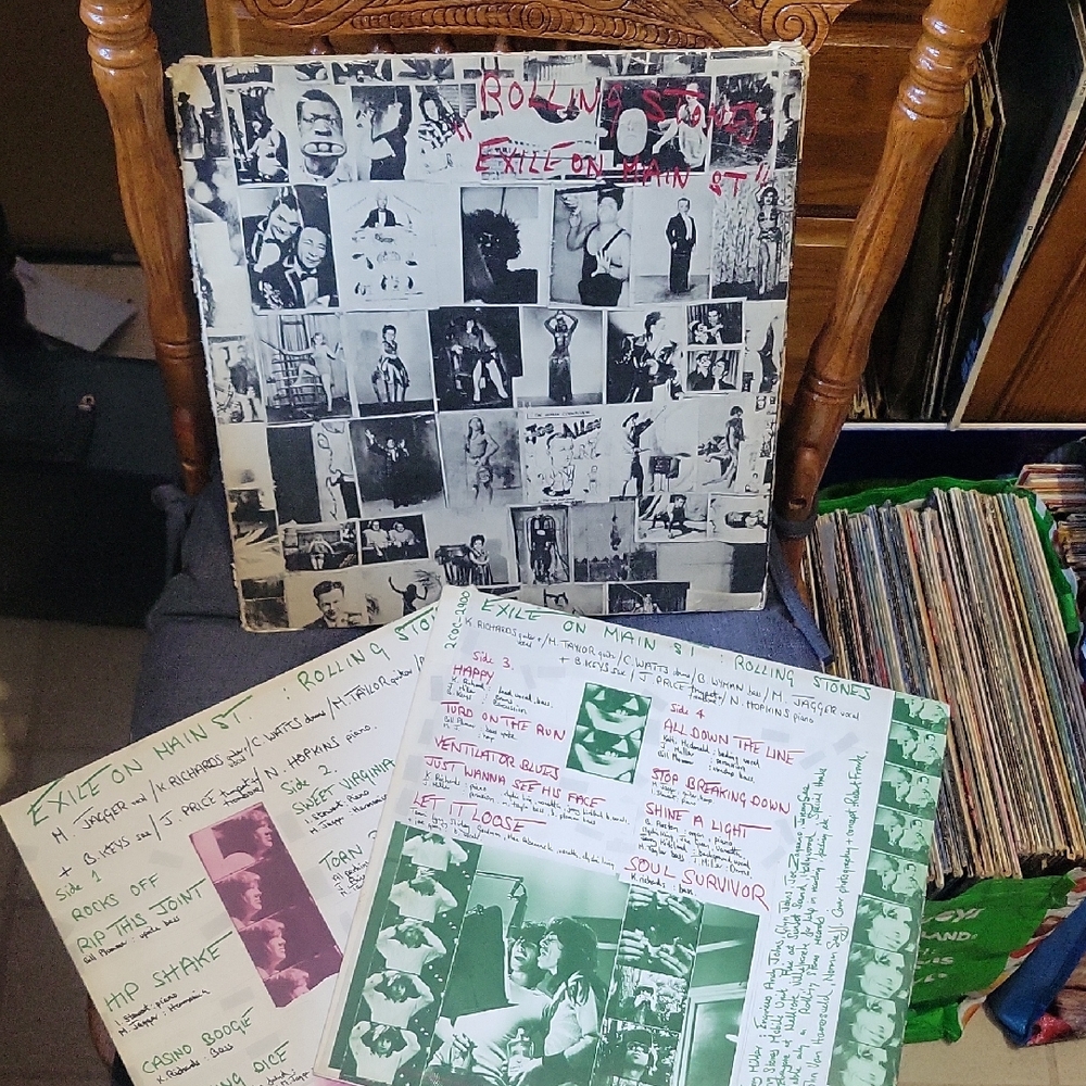 Rolling Stones~ Exile on Main St. Double Vinyl Record~1972~